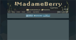 Desktop Screenshot of madameberry.com